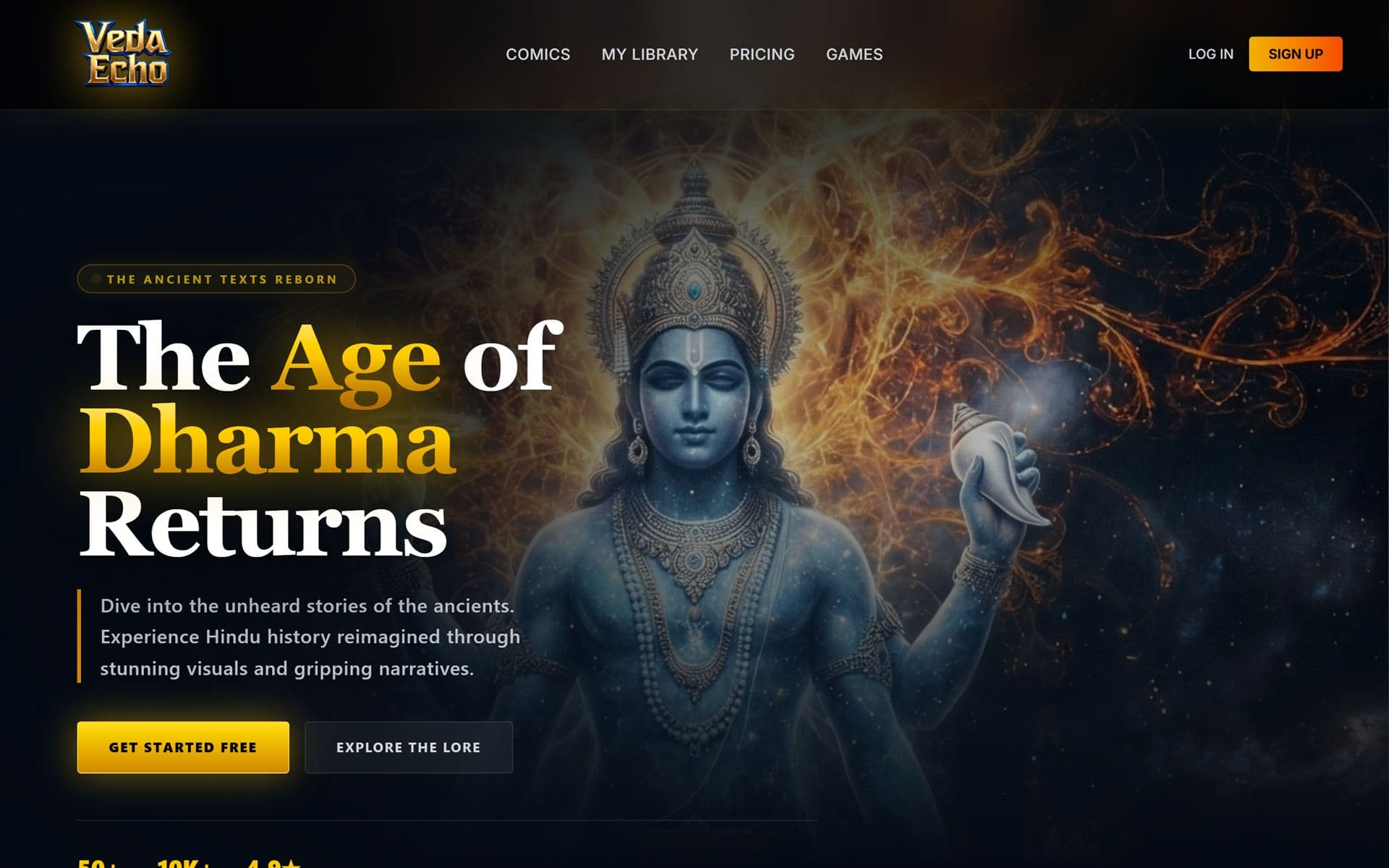Veda Echo — The age of dharma returns.